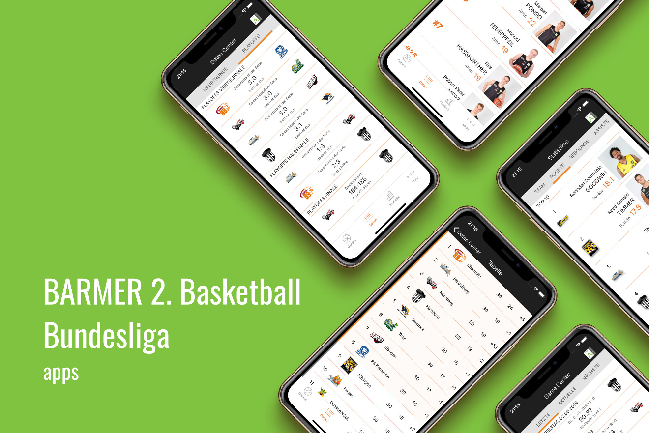 Mobile App 2. Baskteball-Bundesliga
